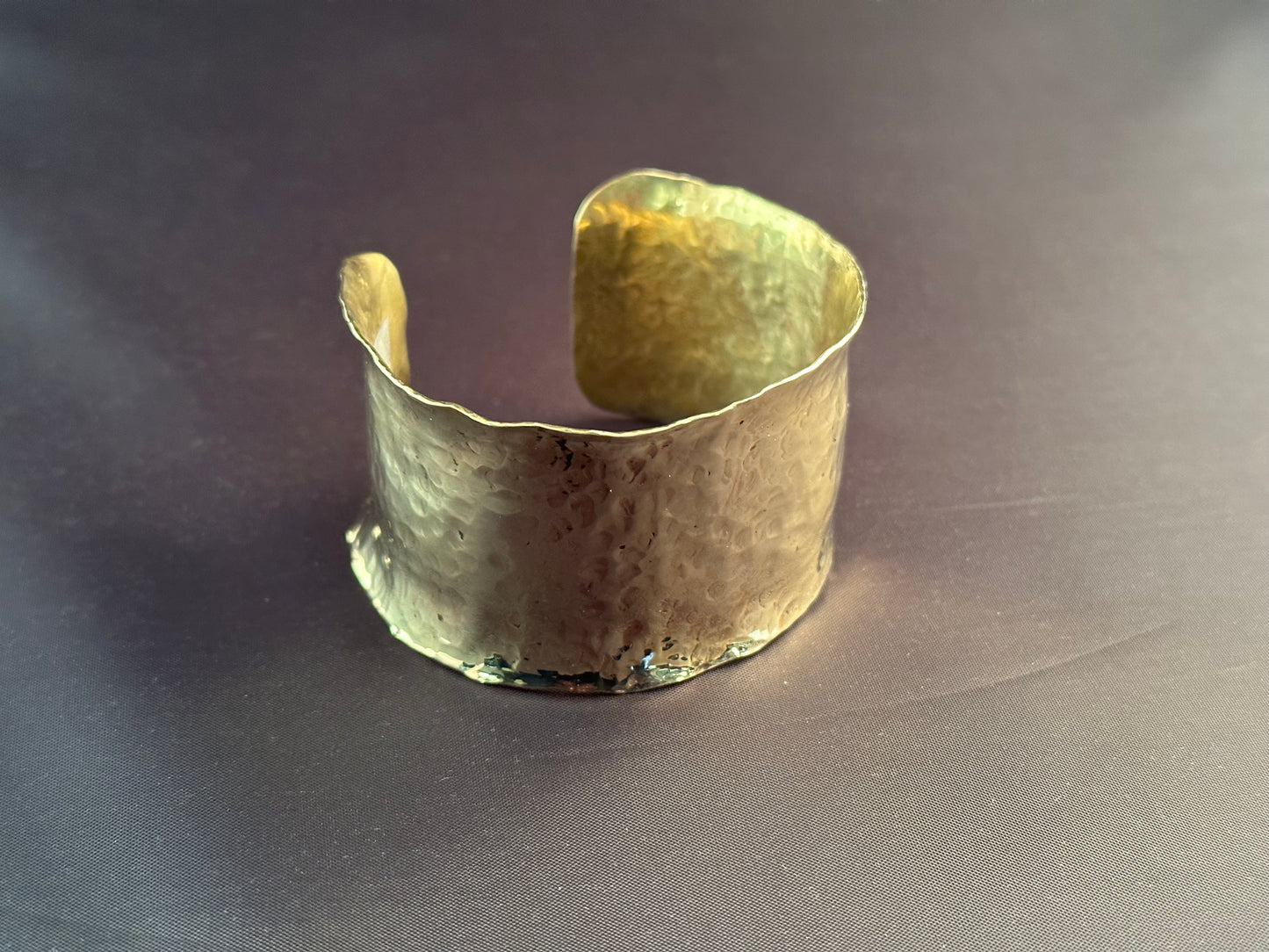 Hand-Rought Brass Cuff