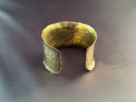 Hand-Rought Brass Cuff