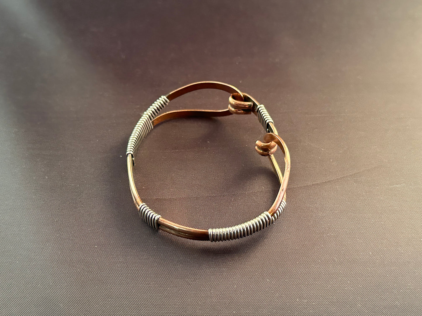 Rose Gold and Sterling Silver Bracelet