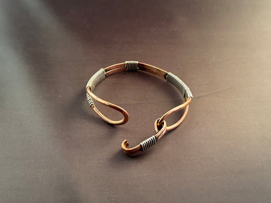 Rose Gold and Sterling Silver Bracelet